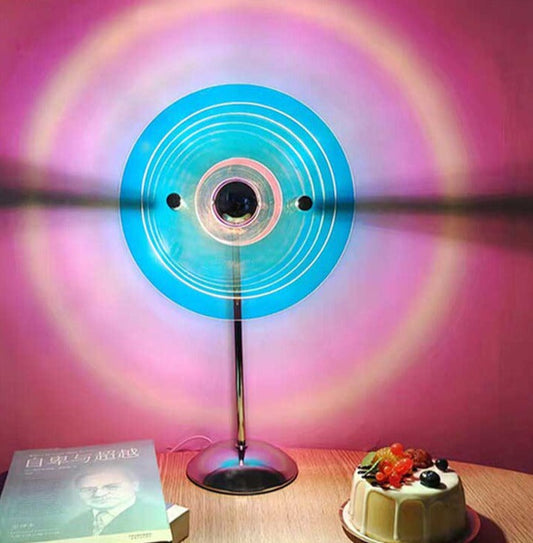 Bauhaus Inspired Retro Glow Lamp for Timeless Elegance and Style A -Rainbow NALANI
