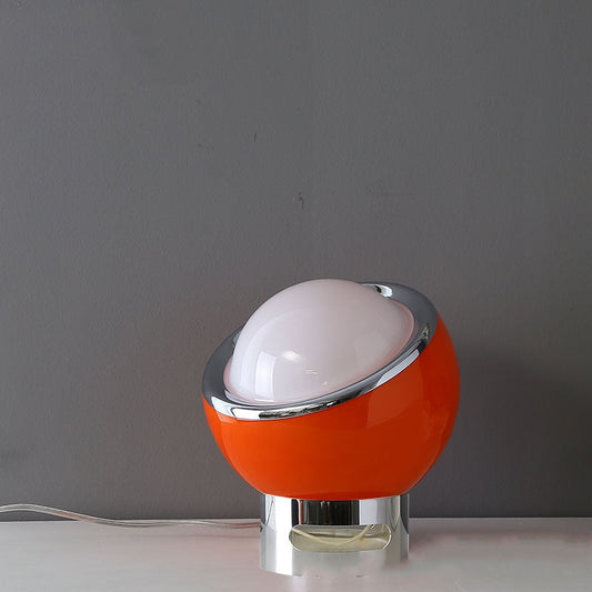 Bauhaus Style Opal Glass Lamp With Minimalist Soft Light Red NALANI