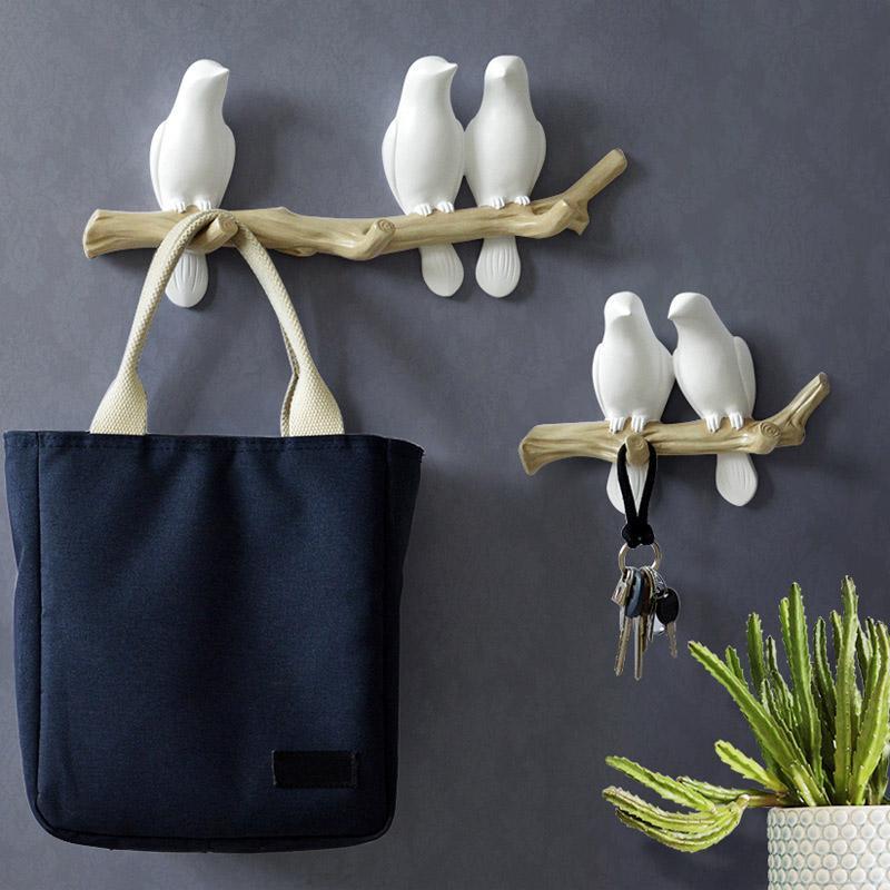 Beautiful Birds Wall Hook for Playful Home Decor NaLani