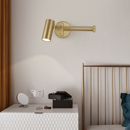 Bedside Wall Mounted Reading Lamp Metal With Extendable Arm NALANI