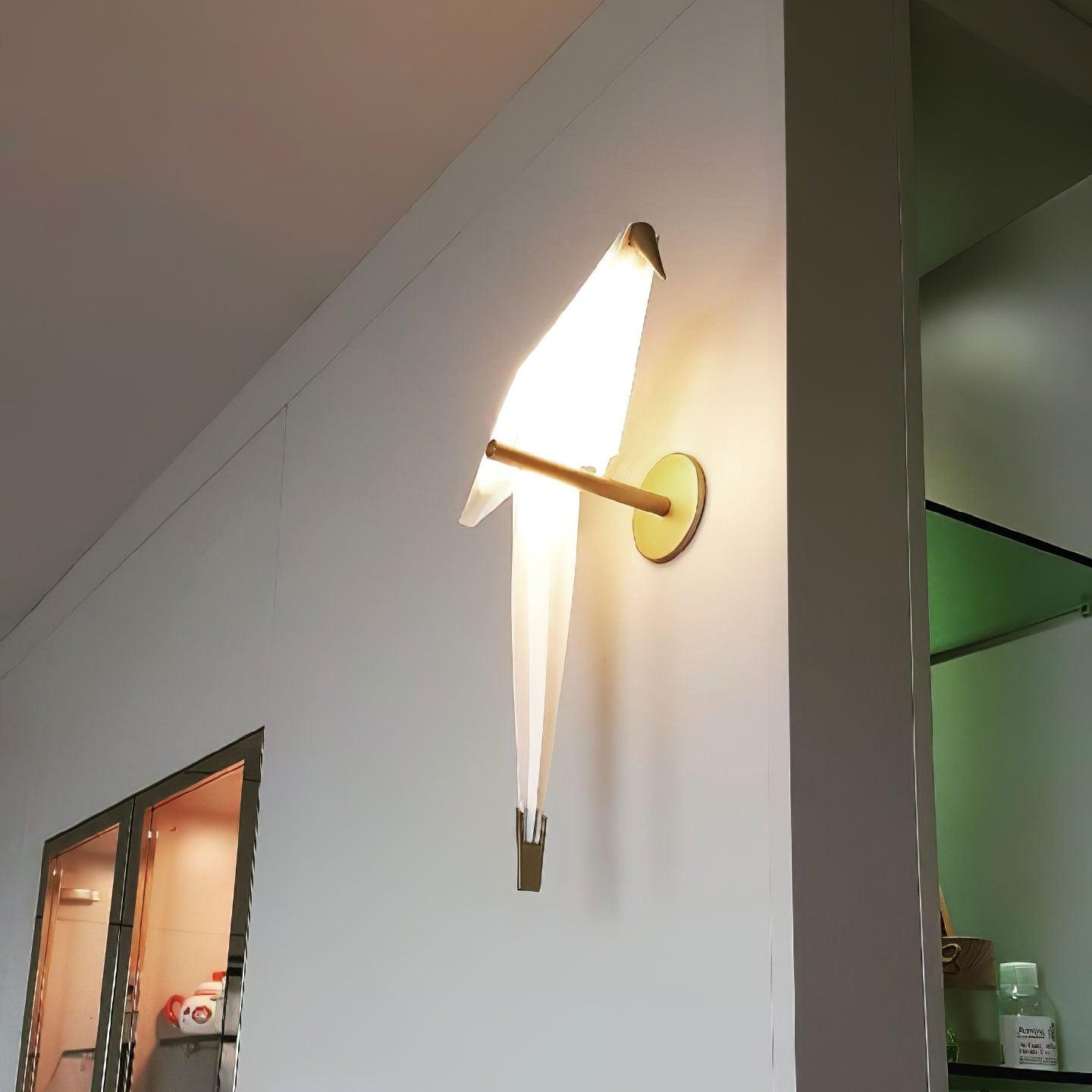 Bird Design Wall Lamp With Touch Swing For Ambient Lighting NALANI