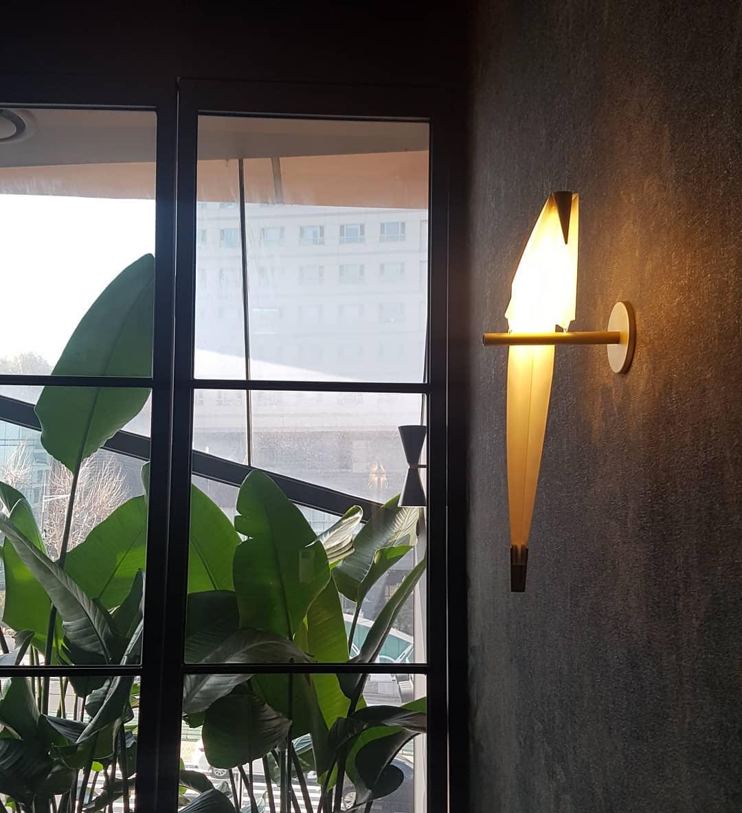 Bird Design Wall Lamp With Touch Swing For Ambient Lighting NALANI