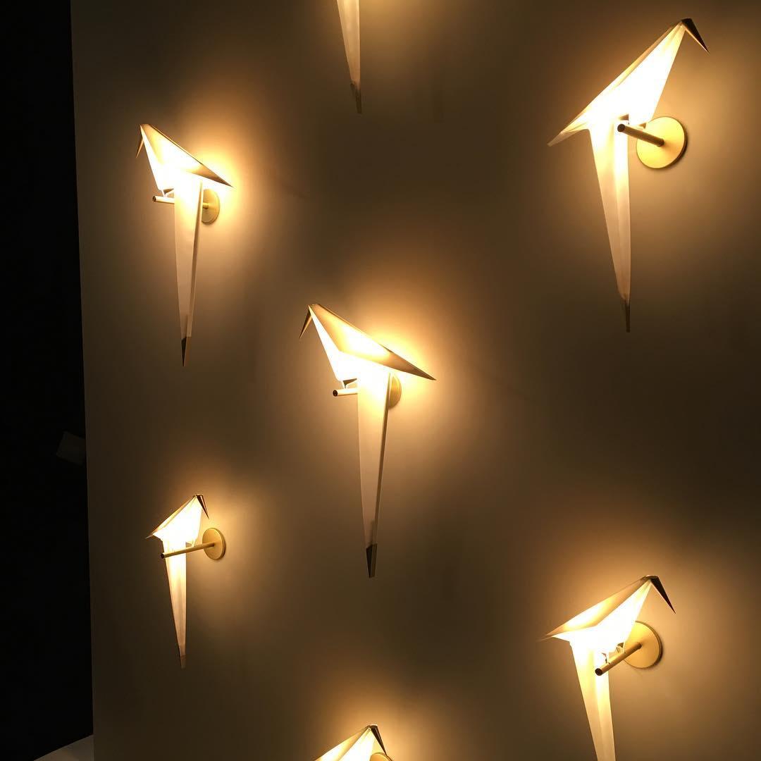 Bird Design Wall Lamp With Touch Swing For Ambient Lighting NALANI
