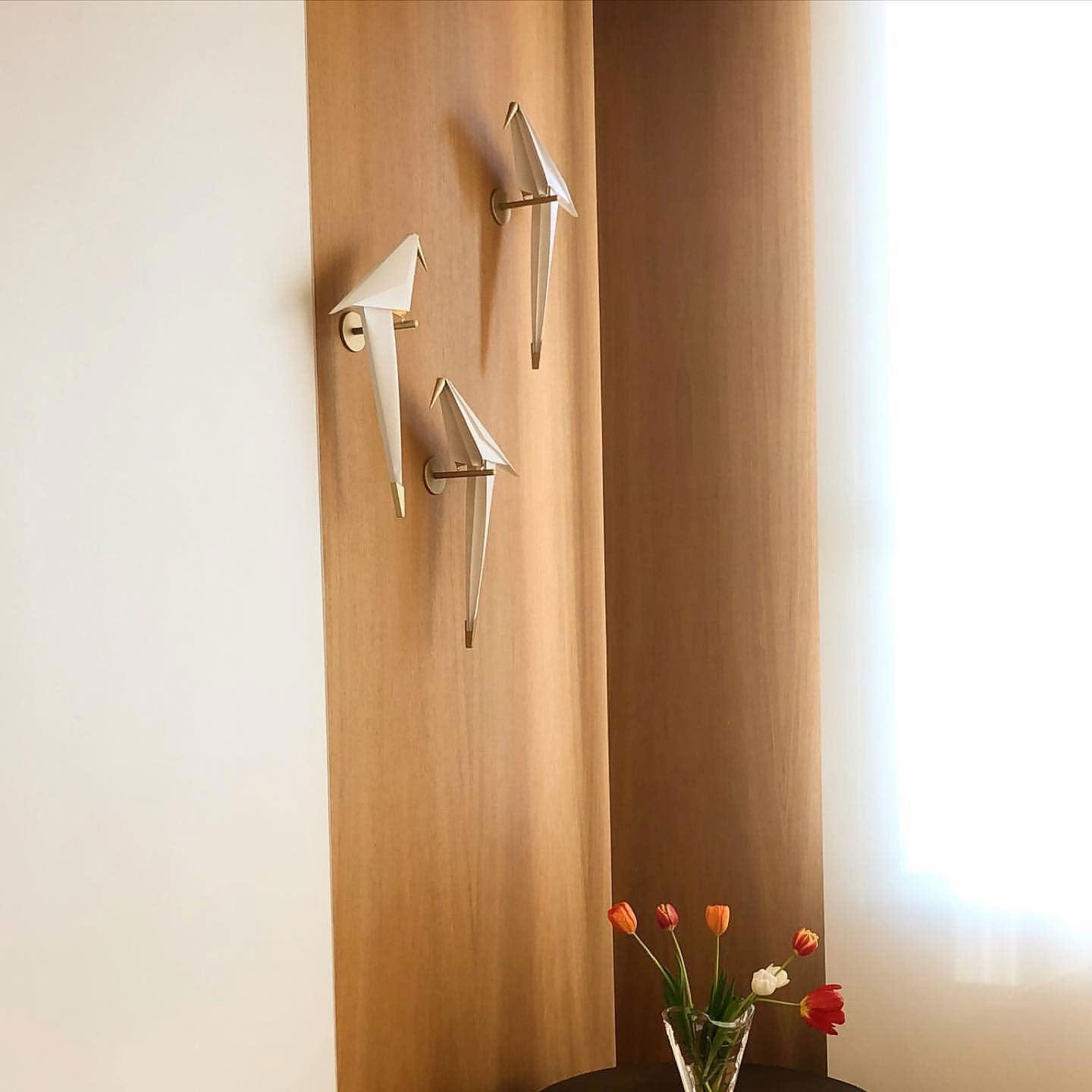 Bird Design Wall Lamp With Touch Swing For Ambient Lighting NALANI