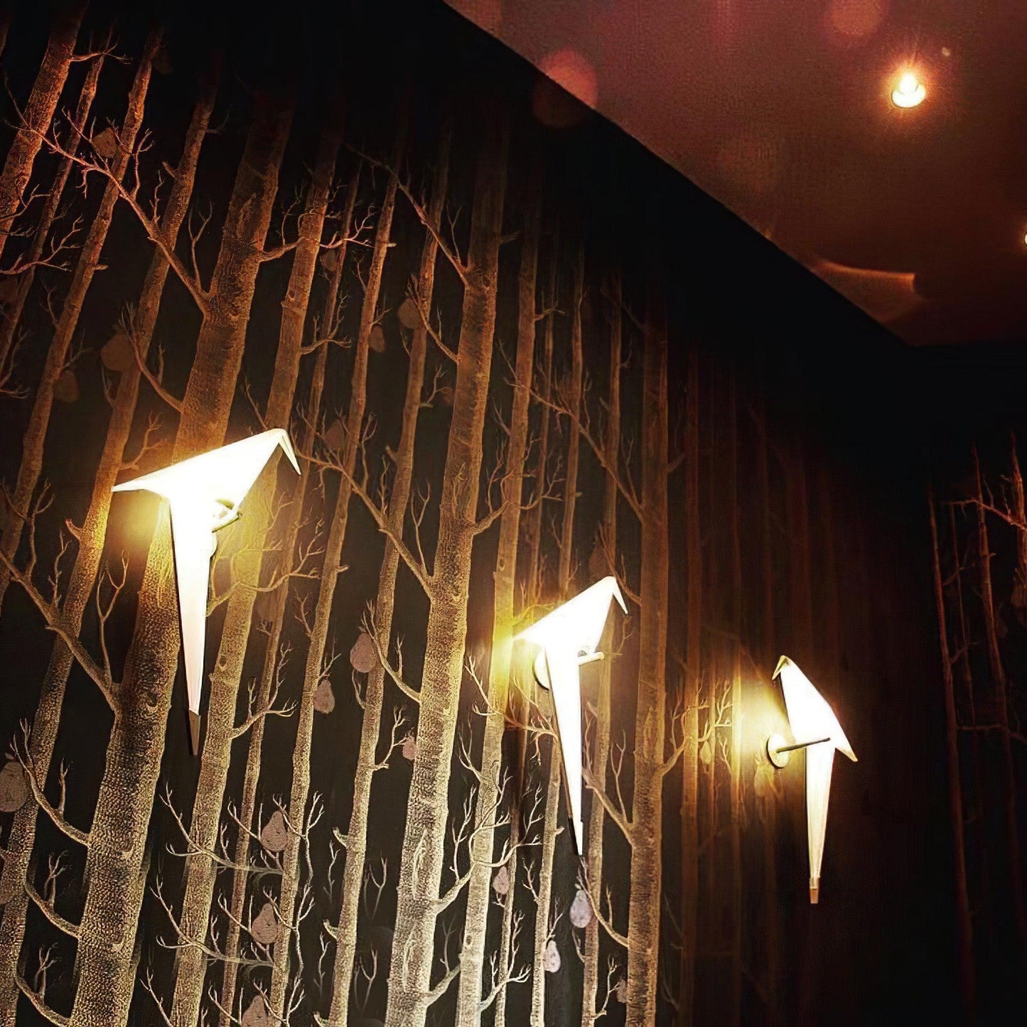 Bird Design Wall Lamp With Touch Swing For Ambient Lighting NALANI