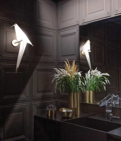Bird Design Wall Lamp With Touch Swing For Ambient Lighting NALANI