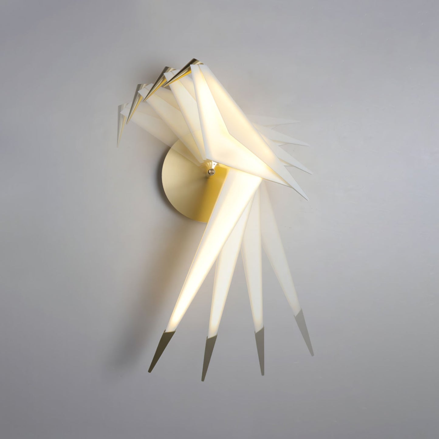 Bird Design Wall Lamp With Touch Swing For Ambient Lighting NALANI