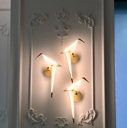 Bird Design Wall Lamp With Touch Swing For Ambient Lighting NALANI
