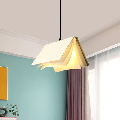 Book Shaped Macaron Pendant Lamp Cafe Light Metal Indoor NALANI