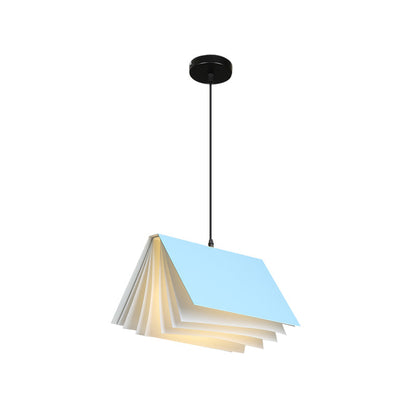 Book Shaped Macaron Pendant Lamp Cafe Light Metal Indoor NALANI