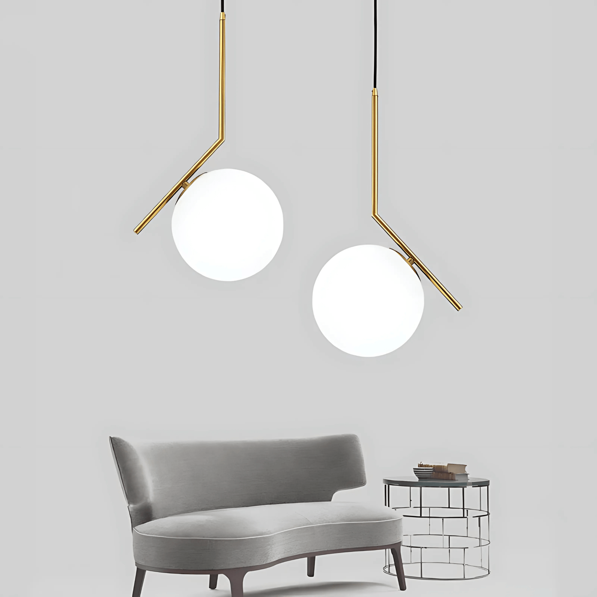 Brass Finish Pendant Light for Elegant Interiors Home Decor NALANI