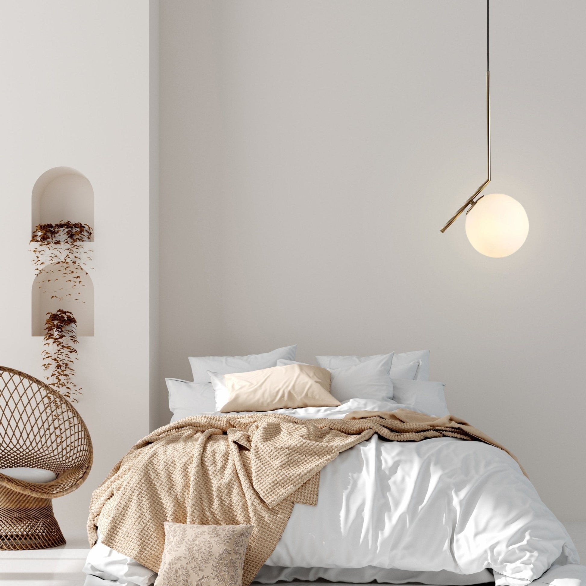 Brass Finish Pendant Light for Elegant Interiors Home Decor NALANI