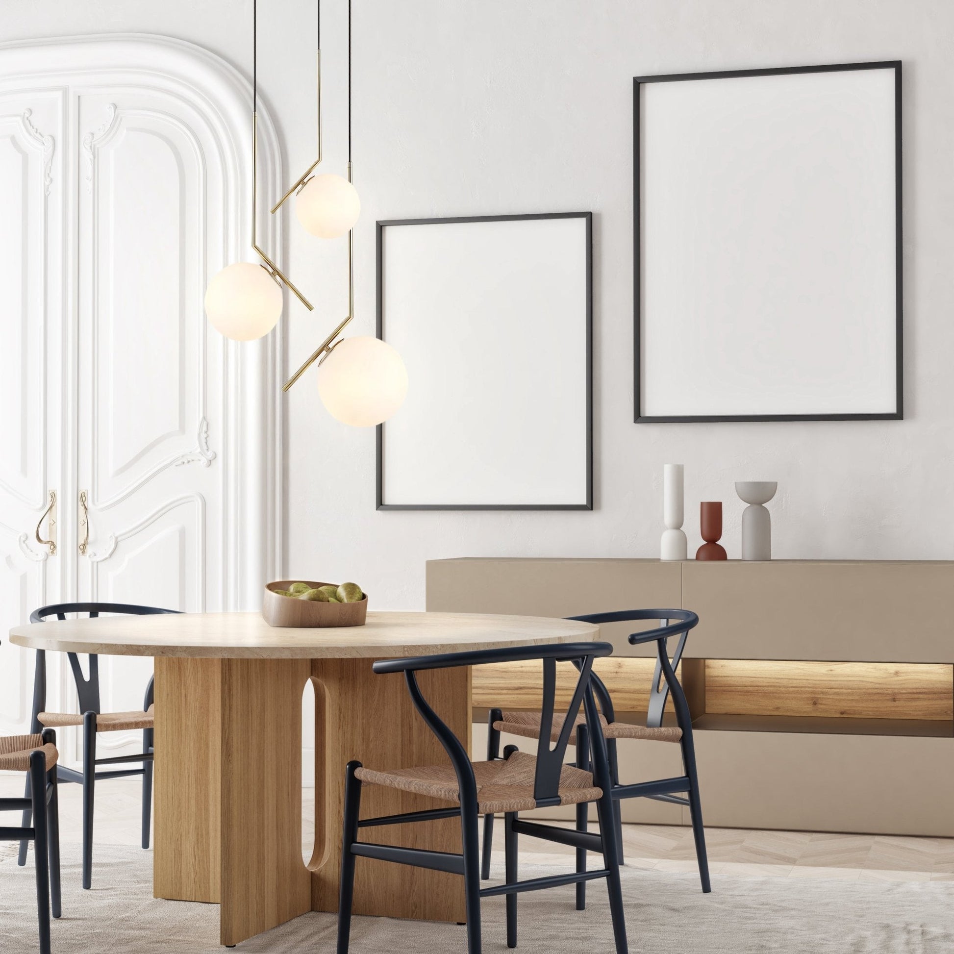 Brass Finish Pendant Light for Elegant Interiors Home Decor NALANI