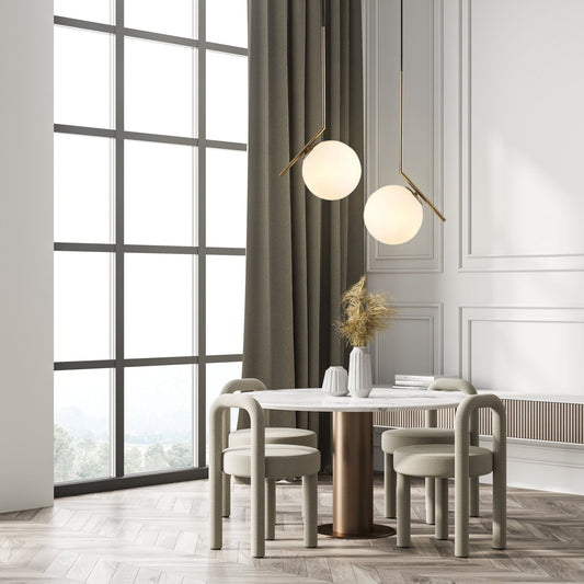 Brass Finish Pendant Light for Elegant Interiors Home Decor NALANI