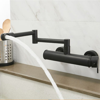 Brass Wall Mounted Pot Filler Faucet With Single Lever NALANI