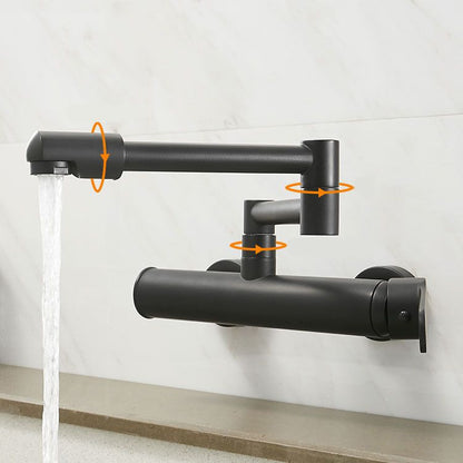 Brass Wall Mounted Pot Filler Faucet With Single Lever NALANI