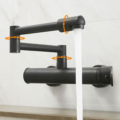 Brass Wall Mounted Pot Filler Faucet With Single Lever NALANI