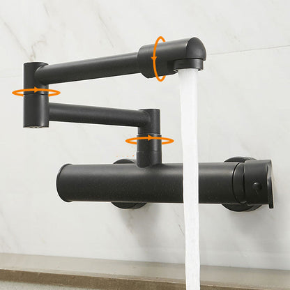 Brass Wall Mounted Pot Filler Faucet With Single Lever NALANI