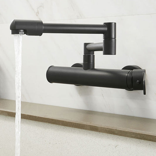 Brass Wall Mounted Pot Filler Faucet With Single Lever NALANI
