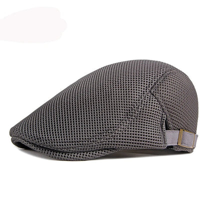 Breathable Mesh Chauffeur Beret Hat Flat Cap Lightweight NALANI