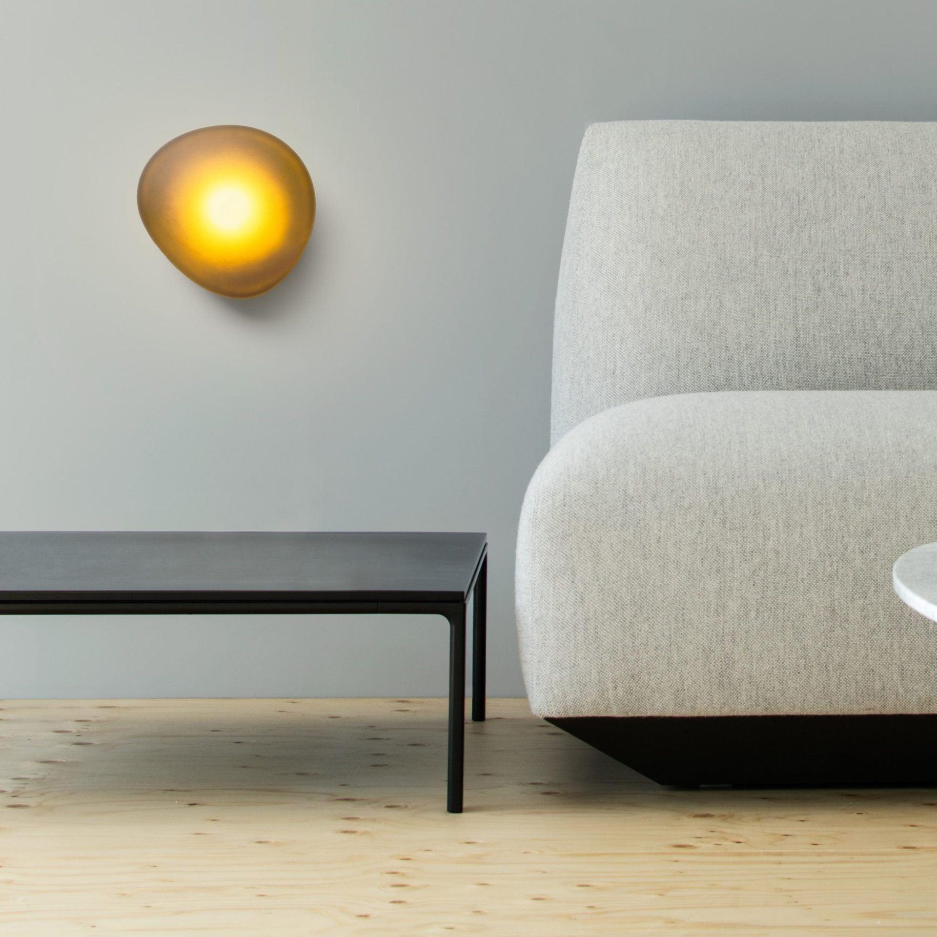 Bubble Glass Wall Lamp Modern Translucent Sculptural Light NALANI