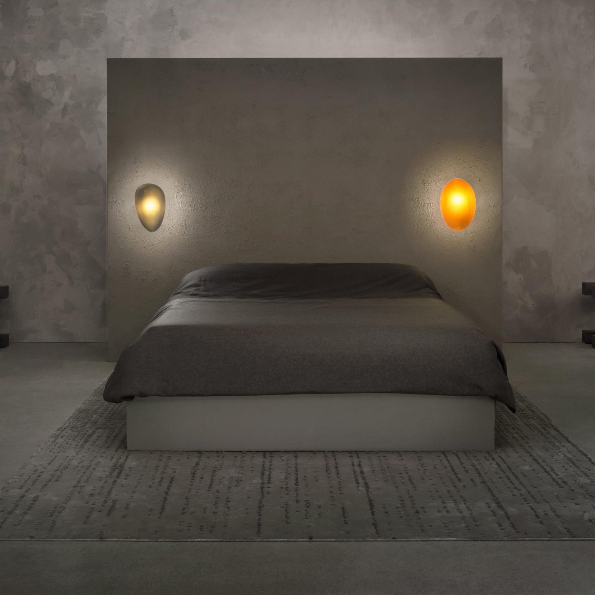 Bubble Glass Wall Lamp Modern Translucent Sculptural Light NALANI