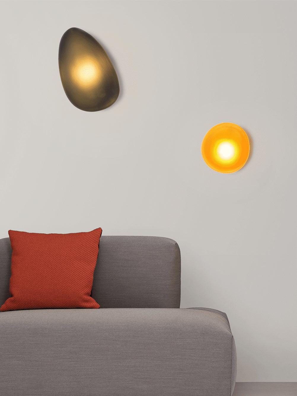 Bubble Glass Wall Lamp Modern Translucent Sculptural Light NALANI