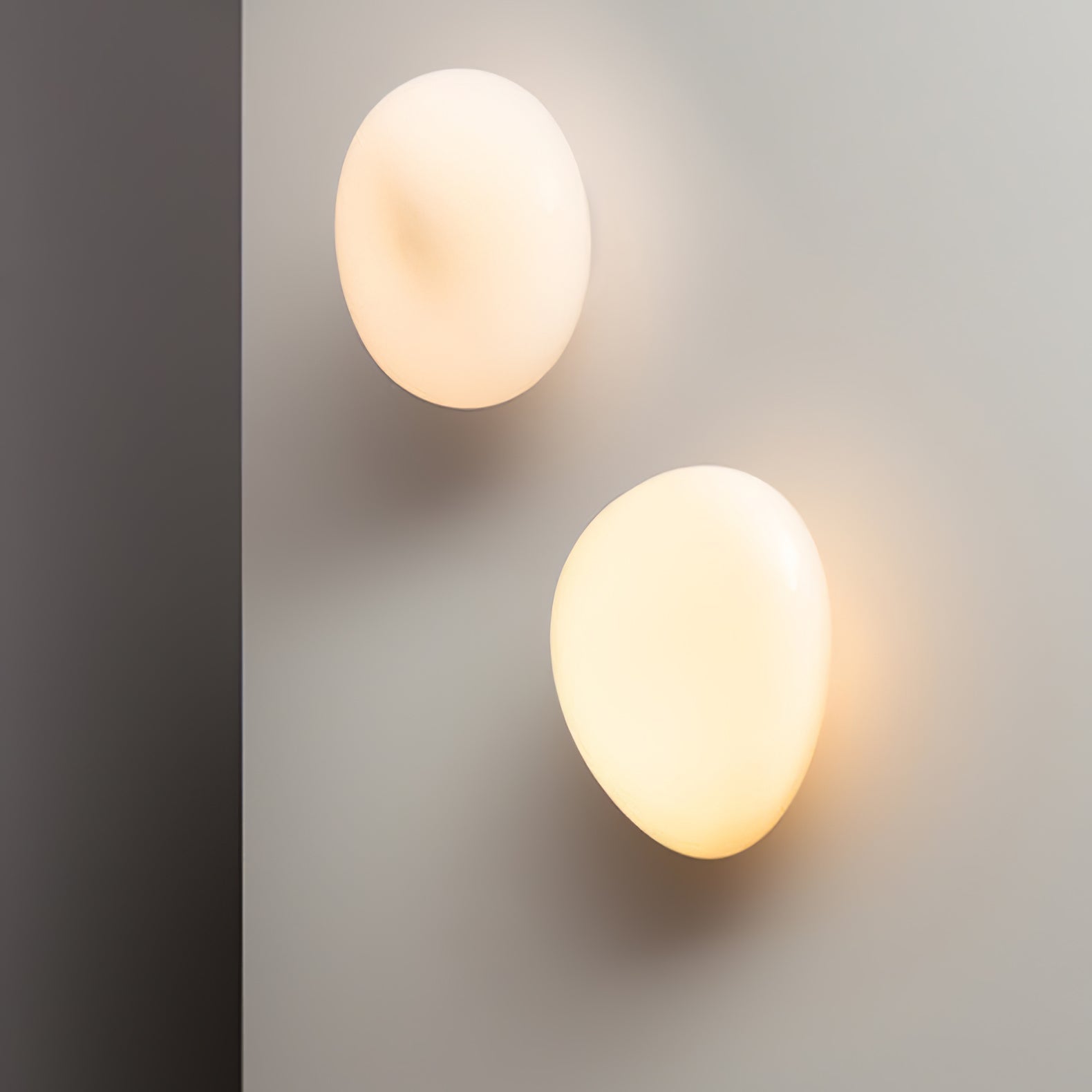 Bubble Glass Wall Lamp Modern Translucent Sculptural Light NALANI