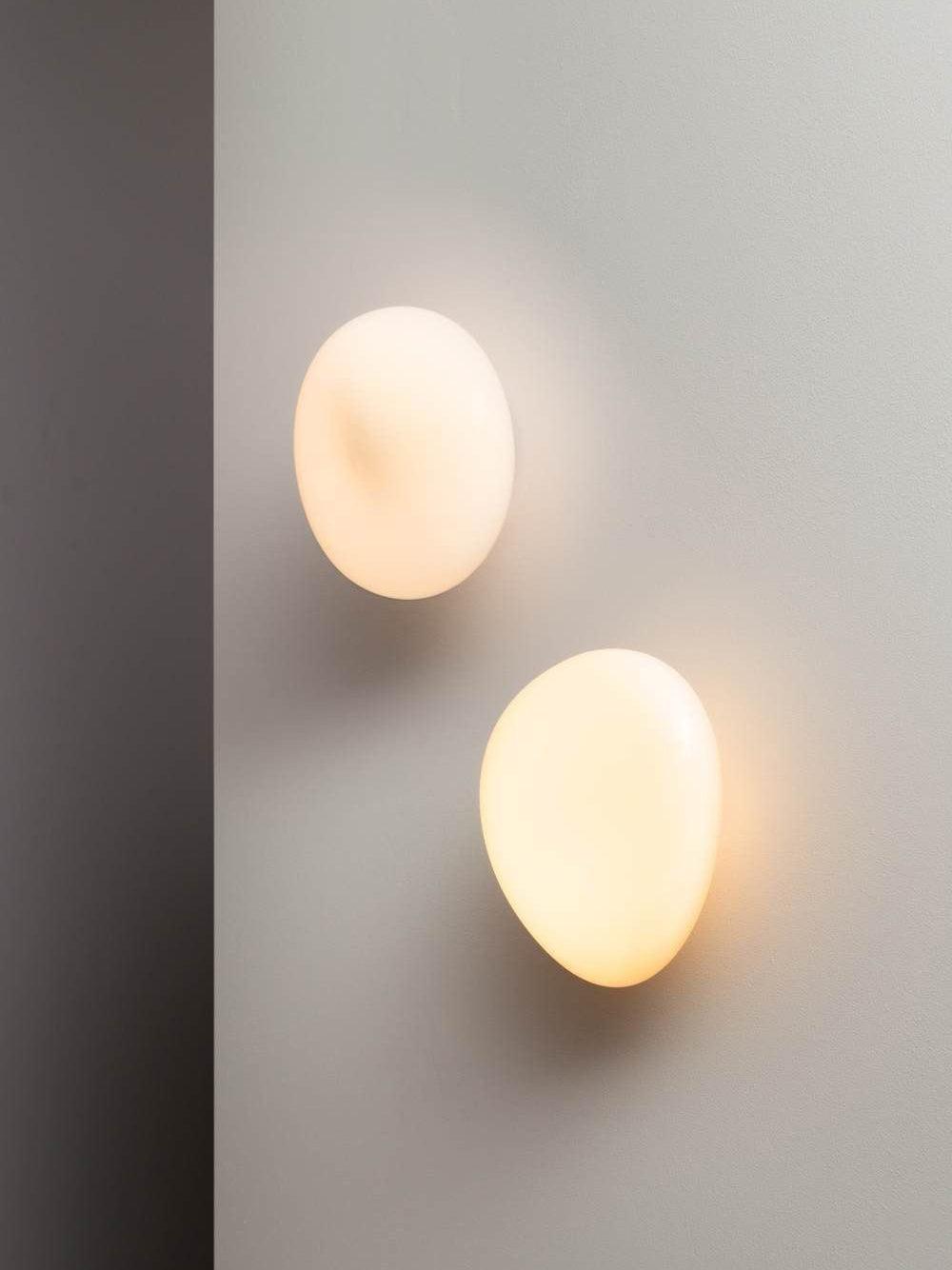 Bubble Glass Wall Lamp Modern Translucent Sculptural Light NALANI