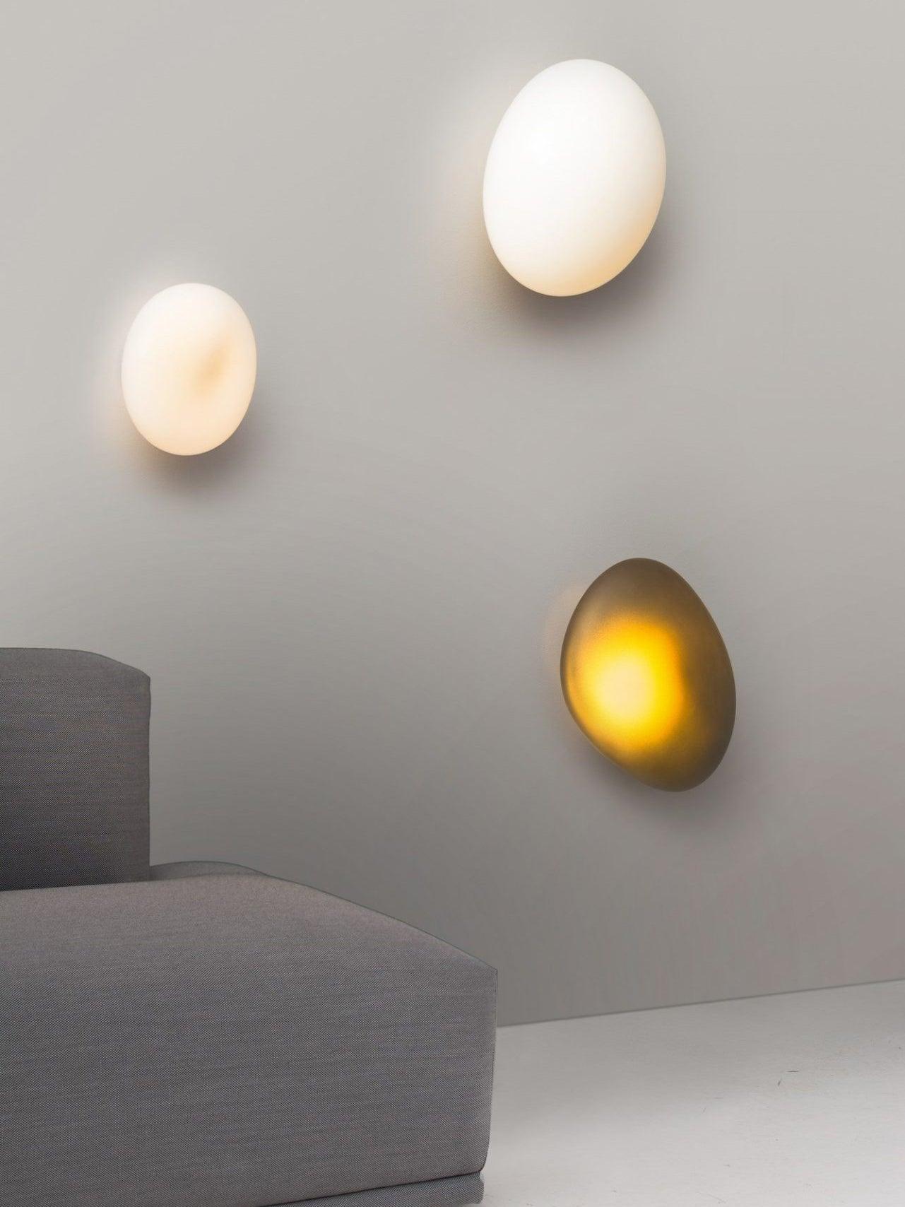 Bubble Glass Wall Lamp Modern Translucent Sculptural Light NALANI