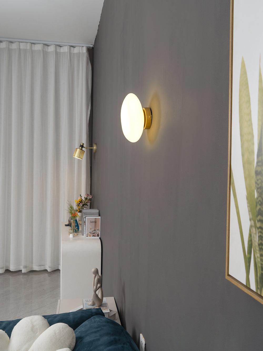 Bubble Glass Wall Lamp Modern Translucent Sculptural Light NALANI