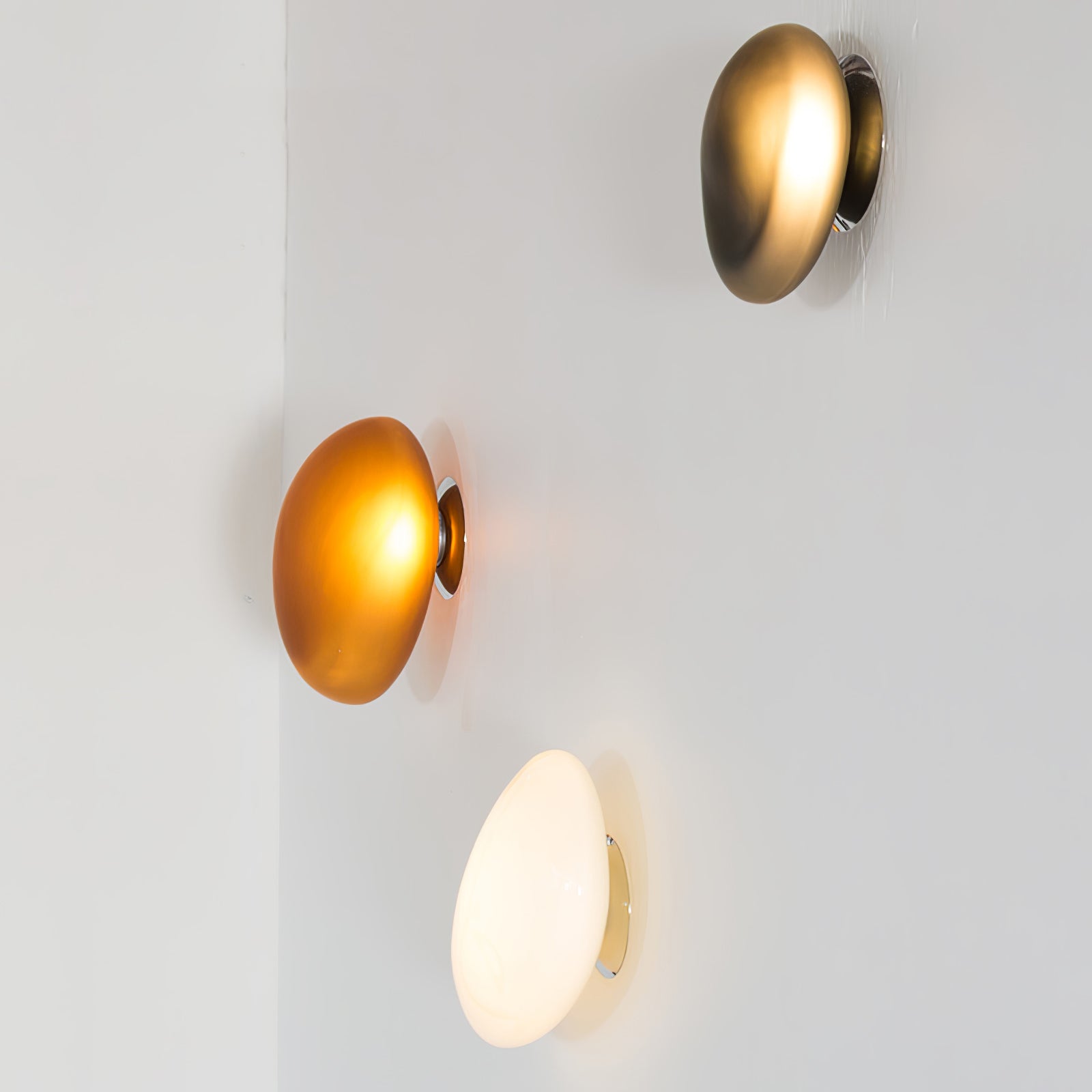 Bubble Glass Wall Lamp Modern Translucent Sculptural Light NALANI