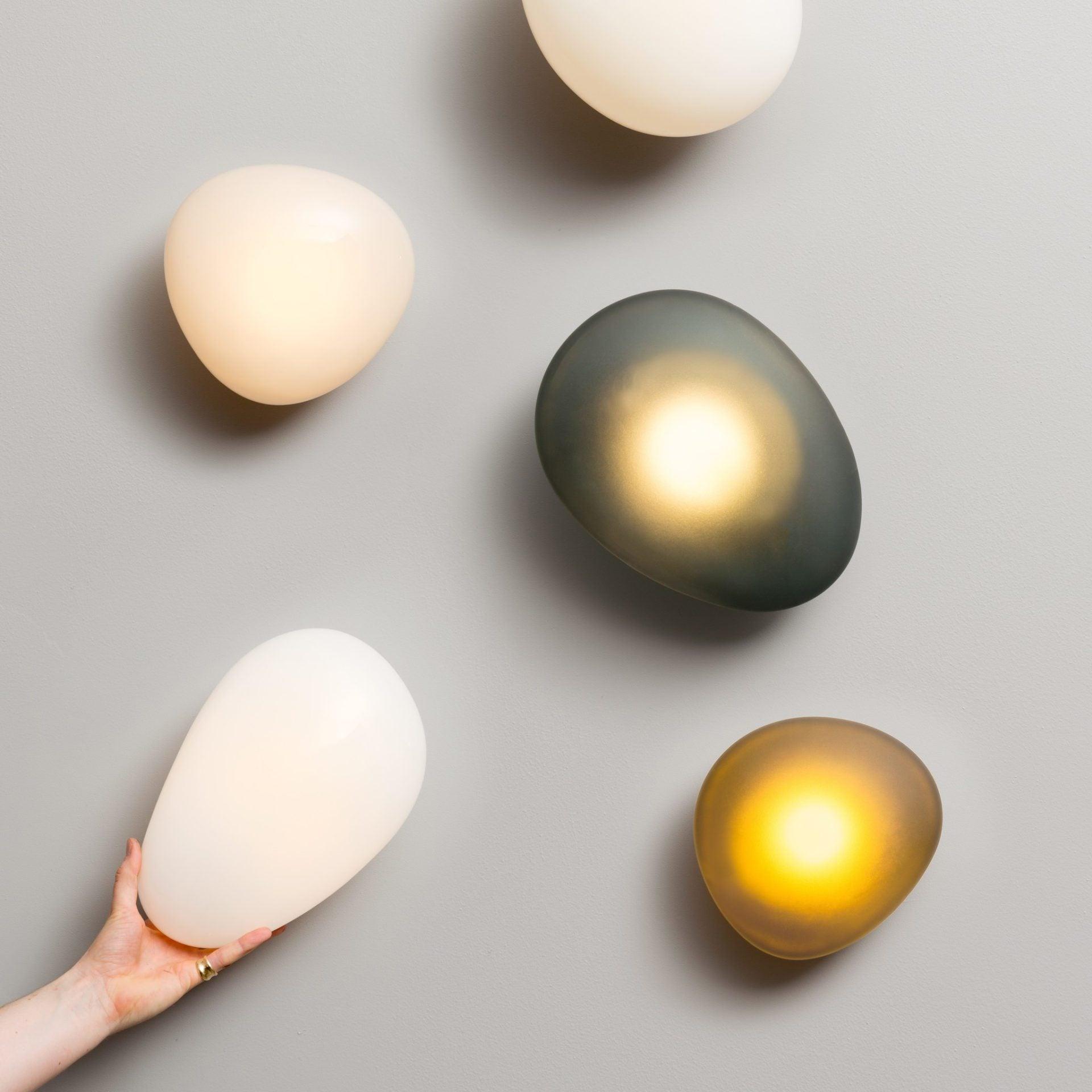 Bubble Glass Wall Lamp Modern Translucent Sculptural Light NALANI