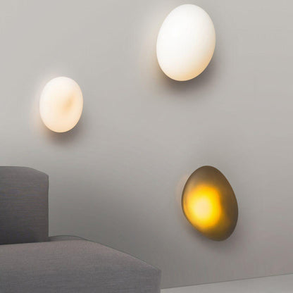 Bubble Glass Wall Lamp Modern Translucent Sculptural Light NALANI