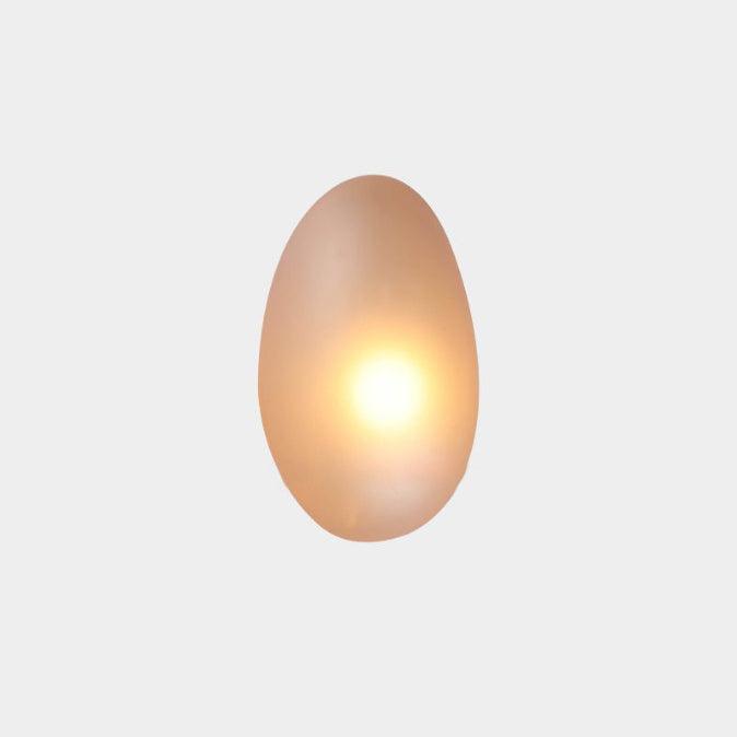 Bubble Glass Wall Lamp Modern Translucent Sculptural Light Model A: ∅ 8.6″ x H 13.7″ Dia 22cm x H 35cm Amber NALANI