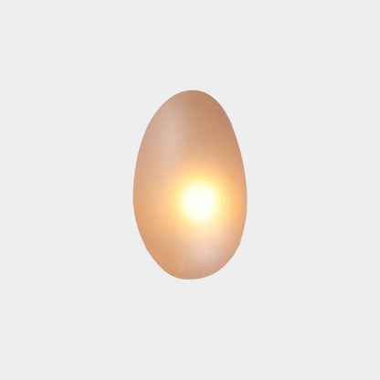 Bubble Glass Wall Lamp Modern Translucent Sculptural Light Model A: ∅ 8.6″ x H 13.7″ Dia 22cm x H 35cm Amber NALANI