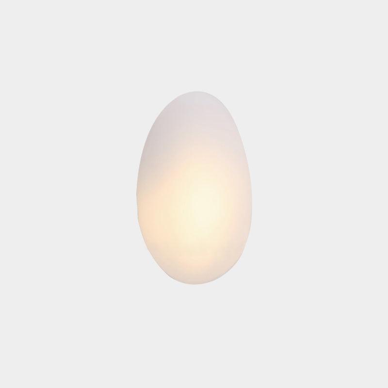 Bubble Glass Wall Lamp Modern Translucent Sculptural Light Model A: ∅ 8.6″ x H 13.7″ Dia 22cm x H 35cm White NALANI