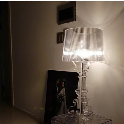 Burgundy Table Lamp with Timeless Elegance for Home Decor White NaLani