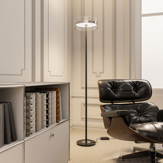 Modern and Artistic Wall Glass Floor Lamp NaLani
