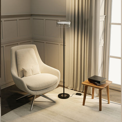 Modern and Artistic Wall Glass Floor Lamp NaLani