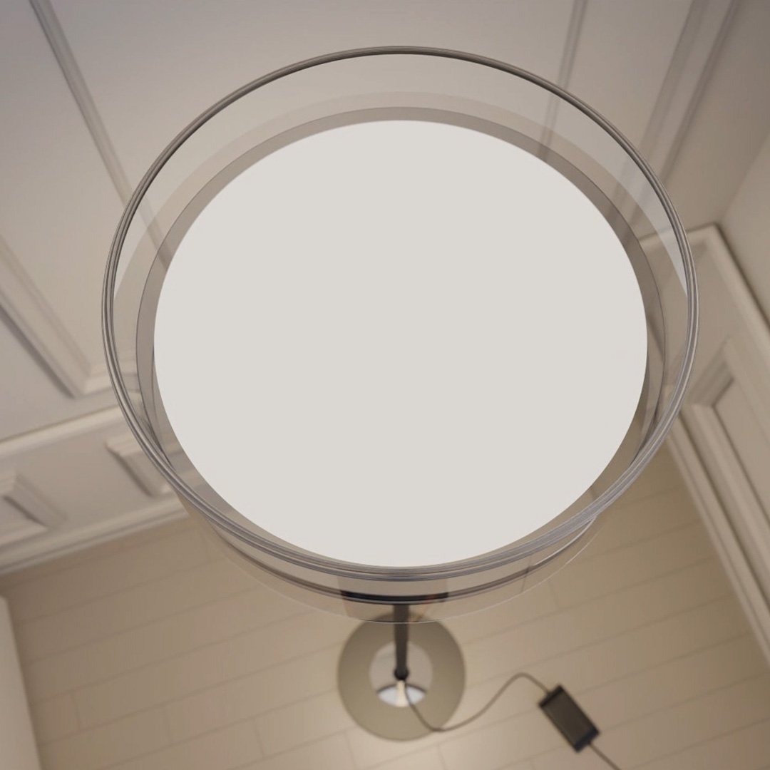 Modern and Artistic Wall Glass Floor Lamp NaLani