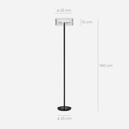 Modern and Artistic Wall Glass Floor Lamp NaLani