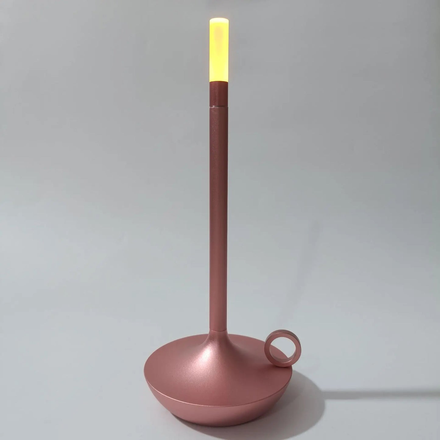 Candle Table Lamp – Rechargeable Atmosphere Light for Home Decor Pink Gold NALANI