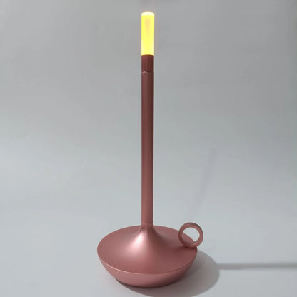 Candle Table Lamp – Rechargeable Atmosphere Light for Home Decor Pink Gold NALANI