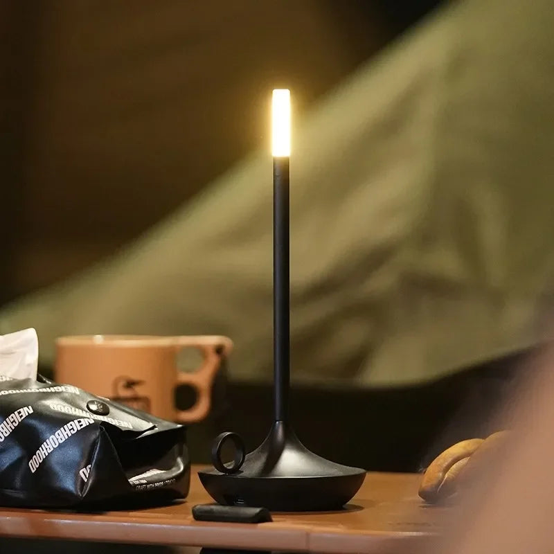 Candle Table Lamp – Rechargeable Atmosphere Light for Home Decor NALANI