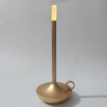 Candle Table Lamp – Rechargeable Atmosphere Light for Home Decor Gold NALANI