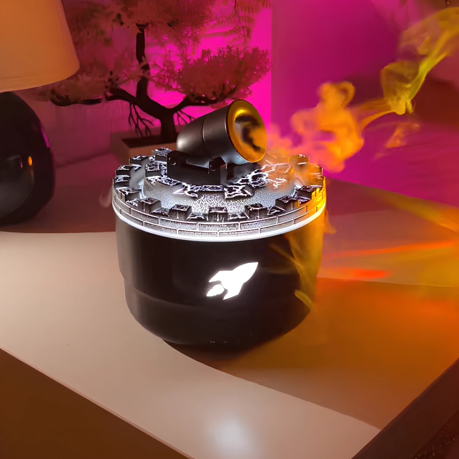 Cannon Shaped Humidifier for Air Quality and Aromatherapy NaLani
