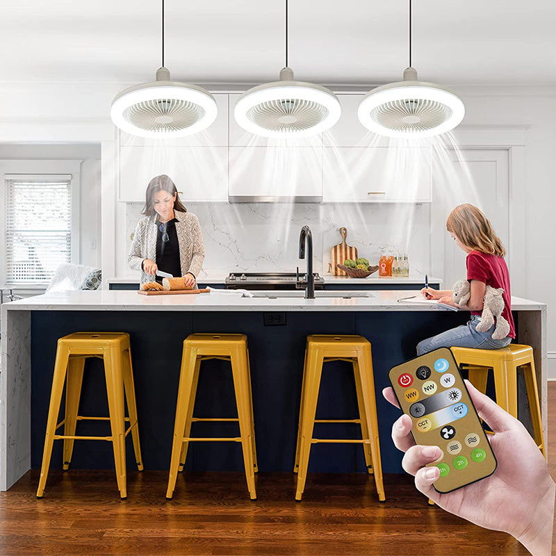 Ceiling Fan With Light Fits Any Lamp Fitting With Remote NALANI