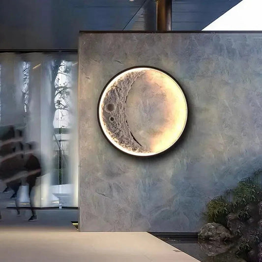 Celestial Crescent Outdoor Wall Light LED Waterproof IP54 NALANI