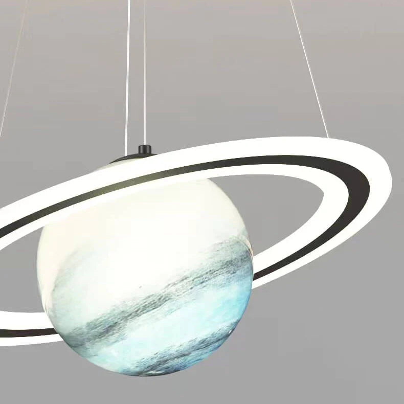 Children's LED Hanging Lamp with Planetary Motif for Kids Room NaLani